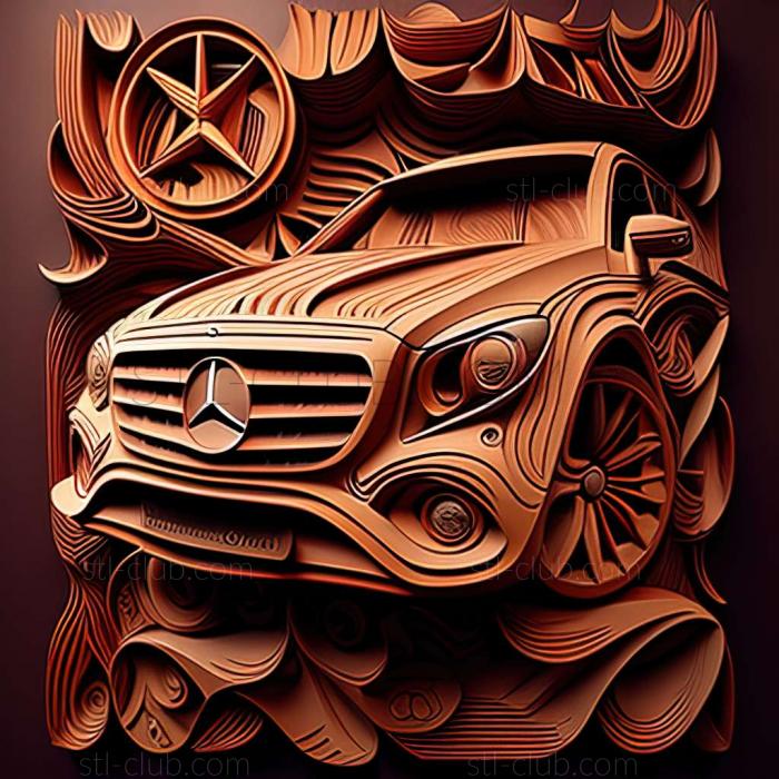 3D модель Mercedes Benz B (STL)